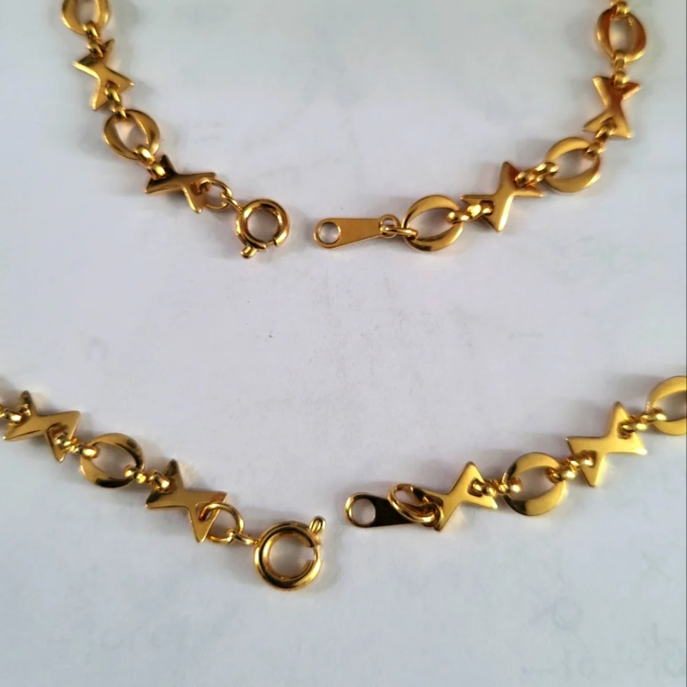 XOXO Necklace and Bracelet set - Picture 2 of 2
